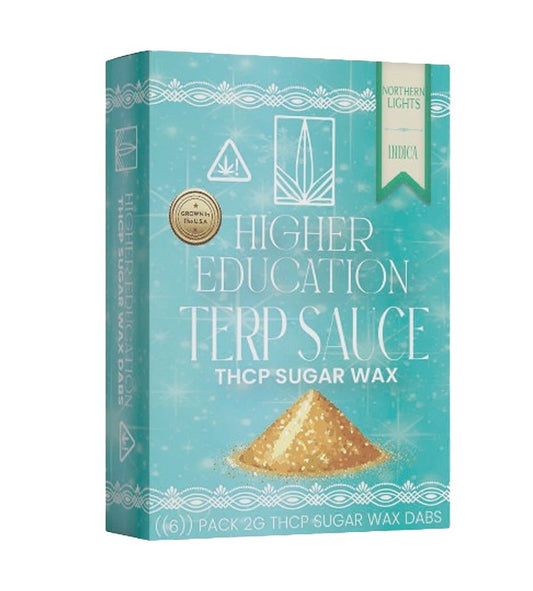 Higher Education Terp Sauce THC-P Sugar Wax Dabs - 2g Northern Lights (I)