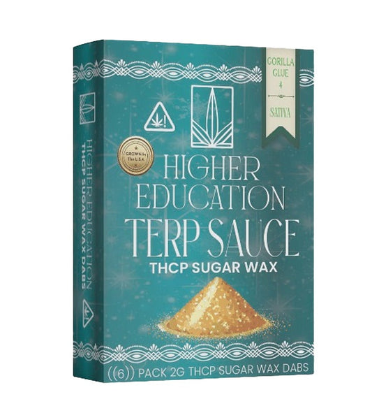 Higher Education Terp Sauce THC-P Sugar Wax Dabs - 2g Gorilla Glue 4 (S)