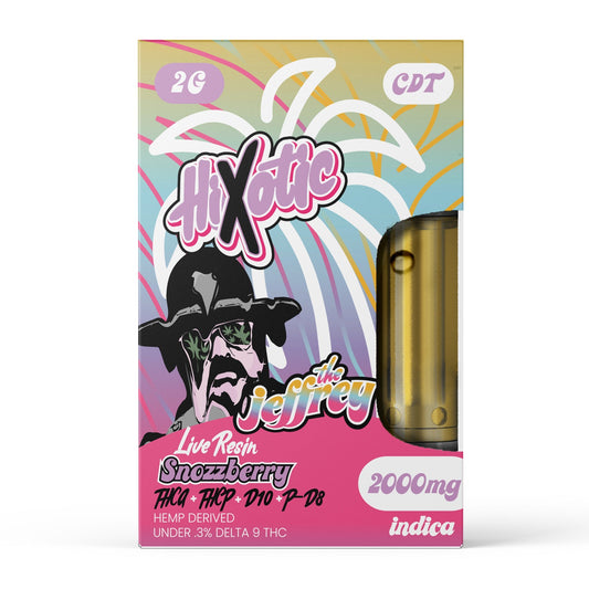 Hixotic Jeffrey Blend Cartridge - 2000mg Snozzberry / Single Cart