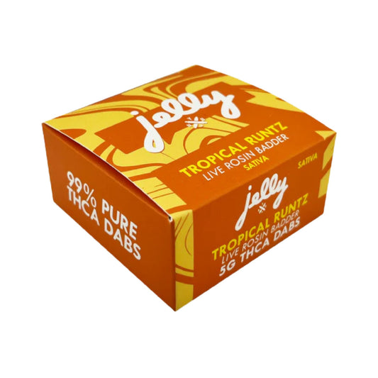 Jelly THC-A Live Rosin Badder - 5000mg Tropical Runtz (S)