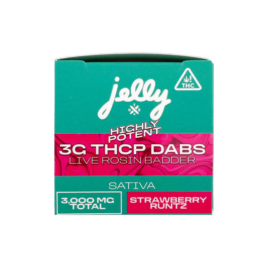 Jelly THC-P Live Rosin Badder - 3000mg Strawberry Runtz (S)