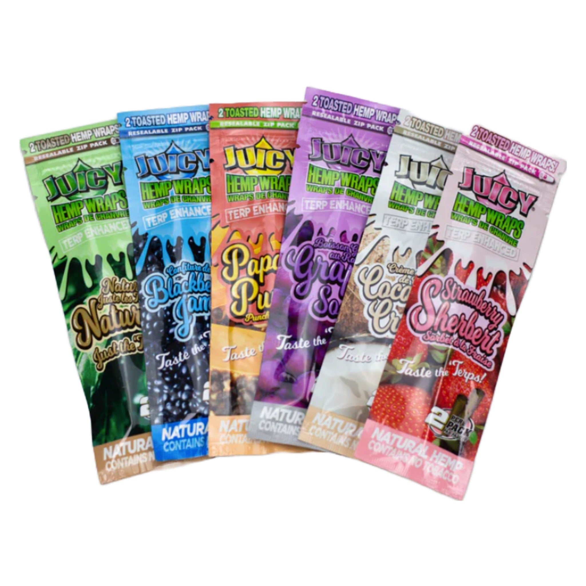 Juicy Jays Terp Enhanced Hemp Wraps - 2 Pack - Everything 420