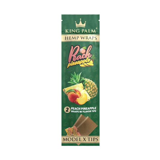 King Palm Wraps Hemp Peach Pineapple