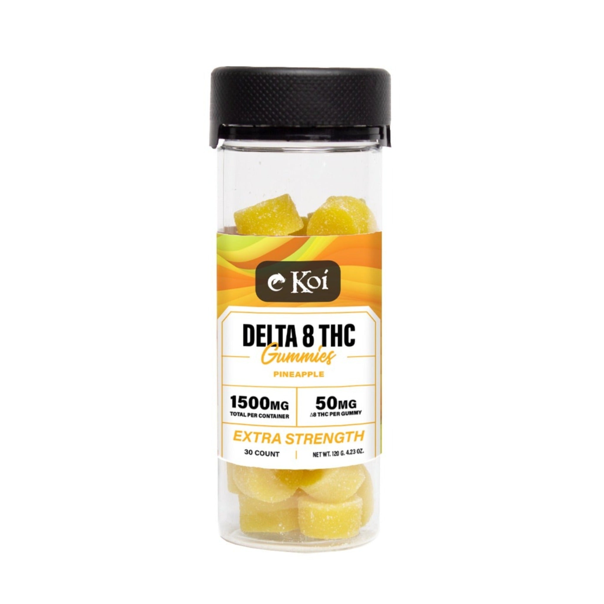 Koi Extra Strength Delta 8 Pineapple Gummies - 1500mg - Everything 420