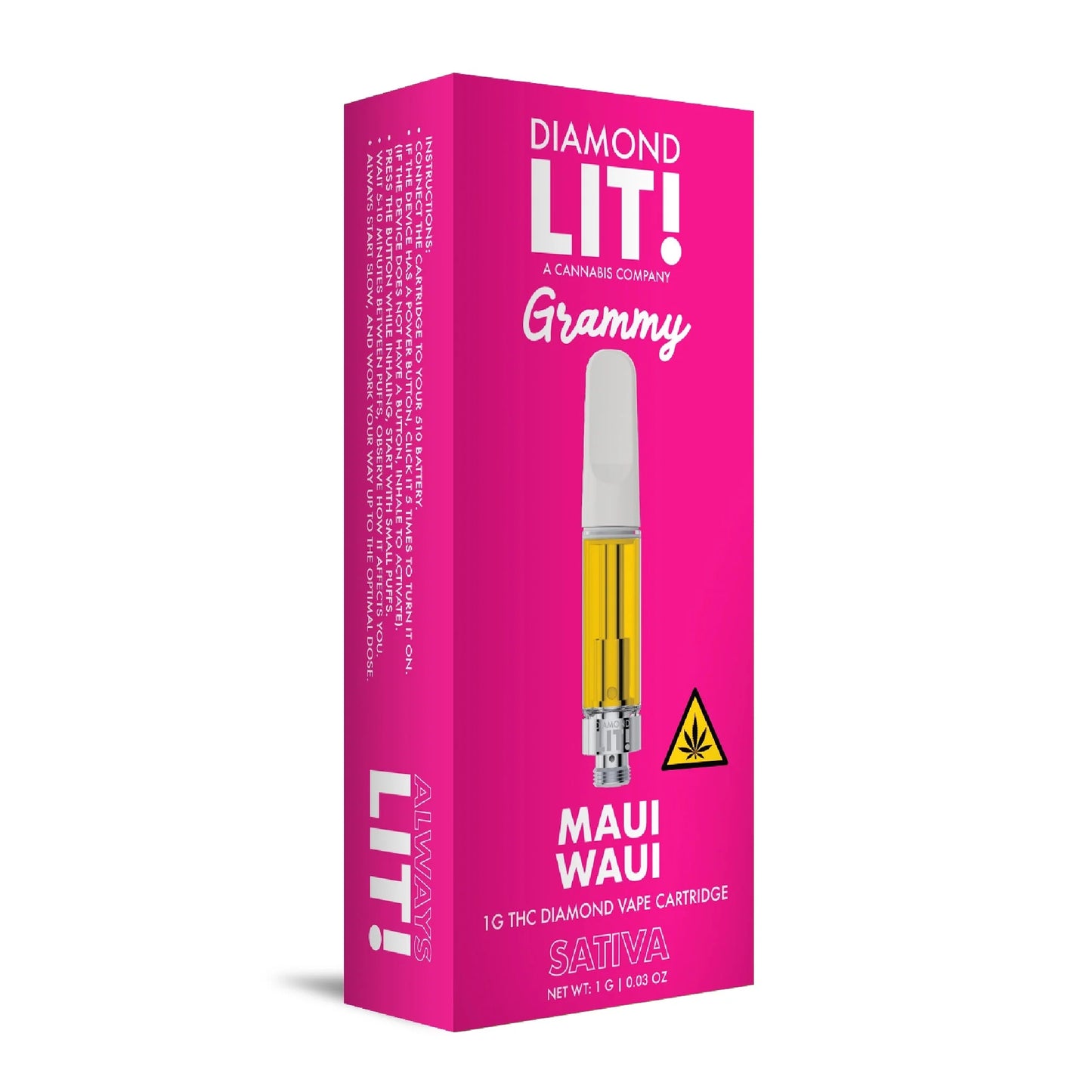 Lit! Grammy THC-A Device - 1g Maui Waui (S) / 1 Pack