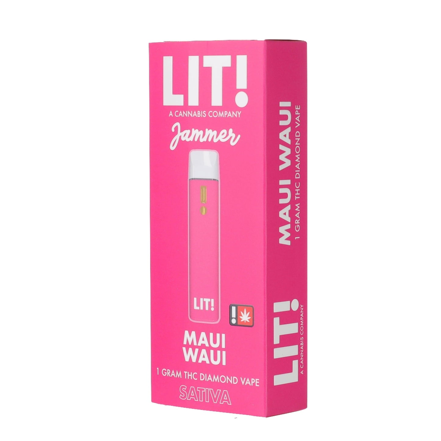 Lit! THC-A Liquid Diamonds Vaporizer - 1000mg Maui Wowie (S)