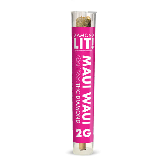 Lit! THC Diamond Infused Pre-Roll - 2g Maui Waui (S)