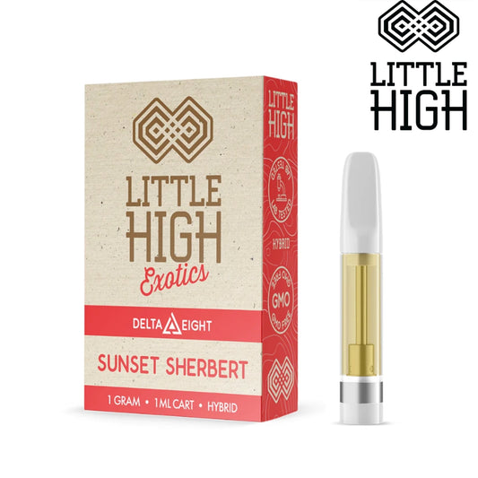Little High Delta 8 Cartridge - 1000mg Sunset Sherbert (H) / Single Cart