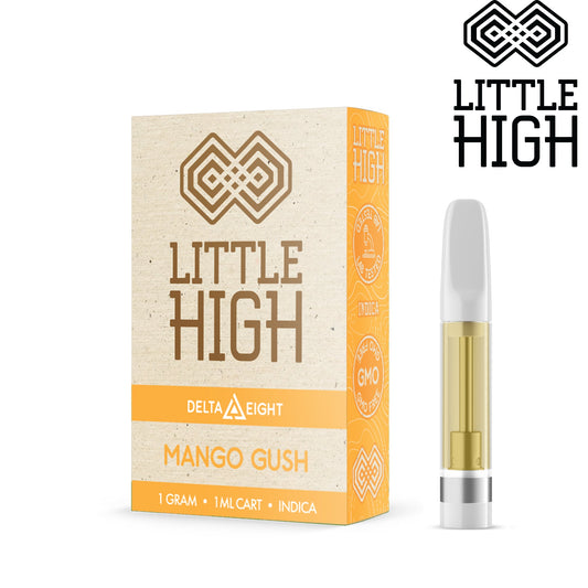Little High Delta 8 Cartridge - 1000mg Mango Gush (I) / Single Cart