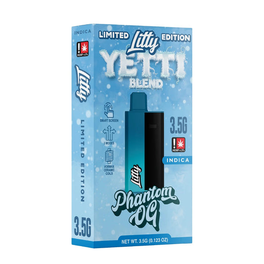 Litty Yetti Blend Limited Edition THC-P Device - 3500mg Phantom OG (I) / 1 Pack