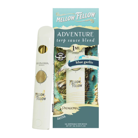 Mellow Fellow Terp Sauce Fidget Spinner Vape - 1000mg Adventure / Blue Garlic (S)