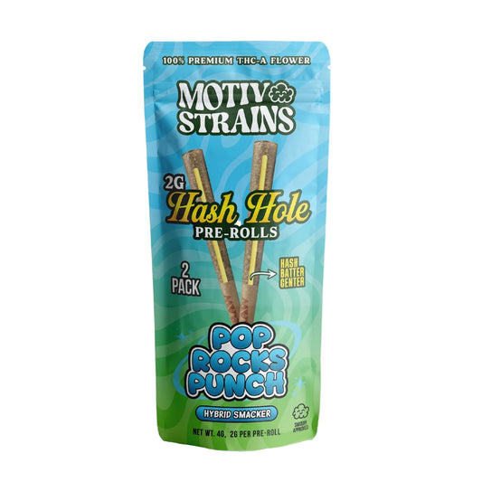 Motiv Strains THC-A Hash Hole Pre-Rolls - 2g (2ct) Pop Rocks Punch (H)