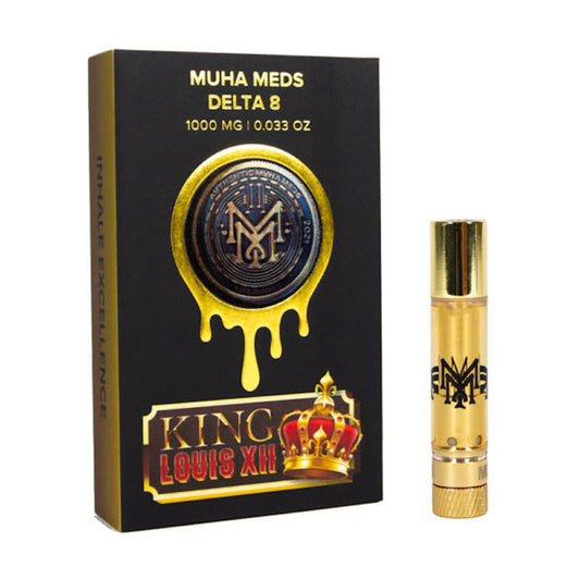 Muha Meds Delta 8 Cartridge - 1000mg King Louie XIII (I)