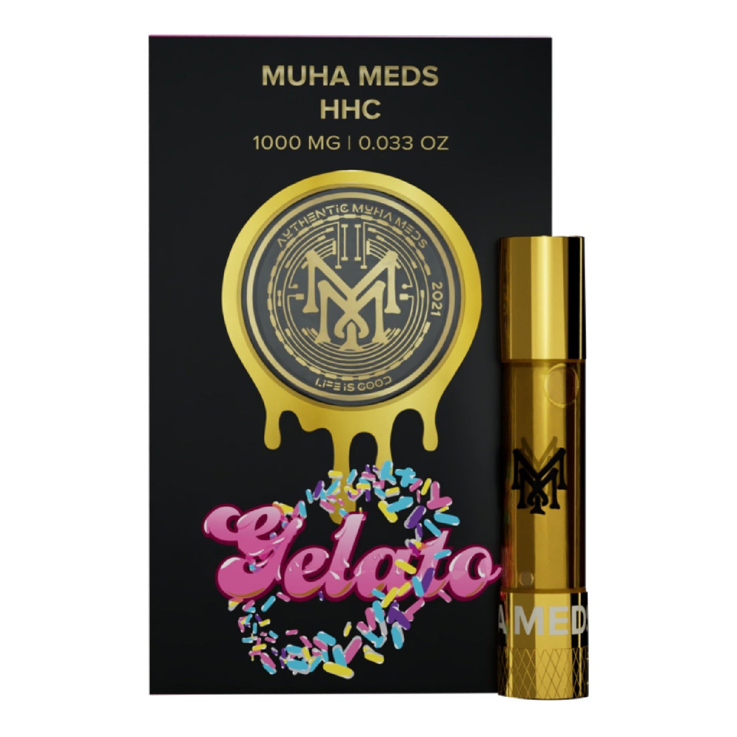 Muha Meds HHC Cartridge - 1000mg Gelato (I)