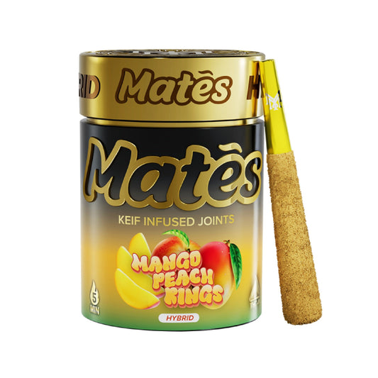 Muha Meds Mates THC-A Pre-Rolls - 3g (5ct) Mango Peach Rings (S)