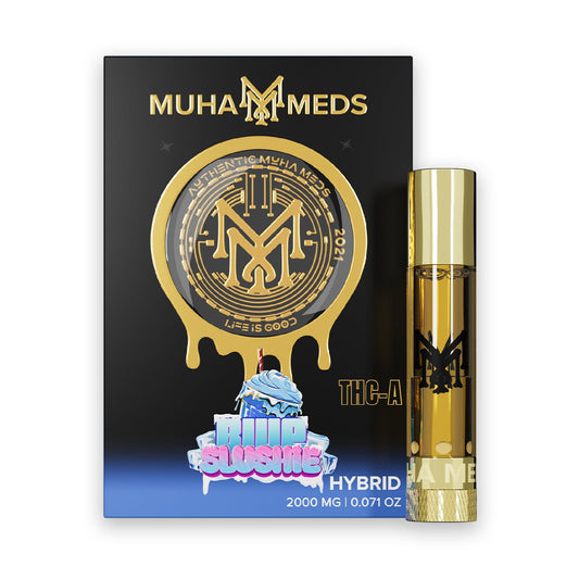 Muha Meds THC-A Cartridge - 2000mg Blue Slushie (H)