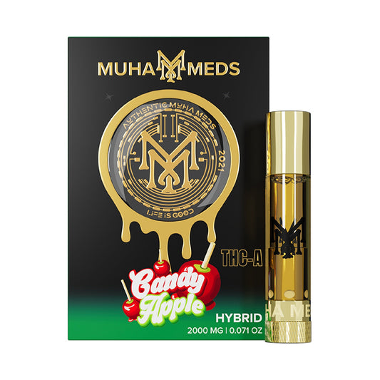 Muha Meds THC-A Cartridge - 2000mg Candy Apple (H)
