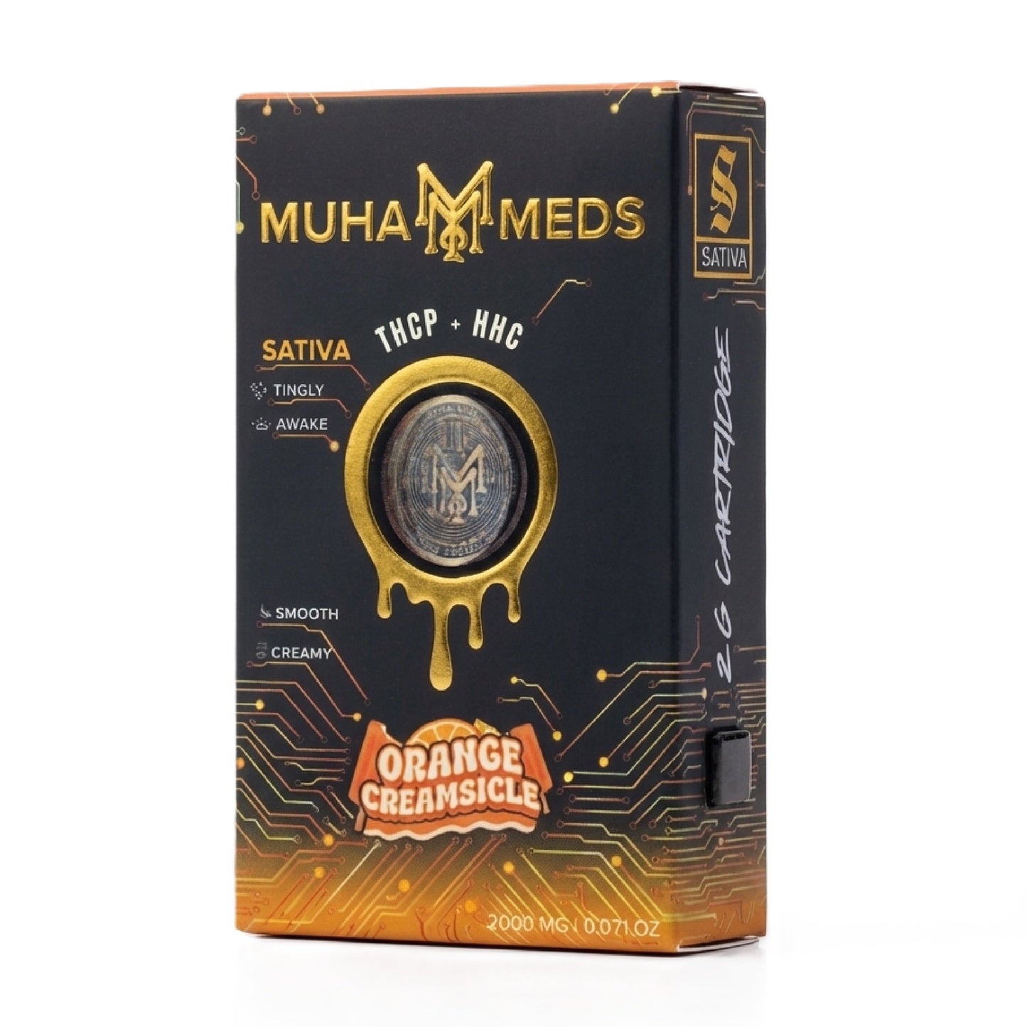 Muha Meds THC-P Cartridge - 2000mg Orange Creamsicle (S)