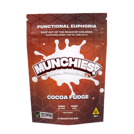 Munchies Fresh Baked Delta 9 Cereal Crunchies - 5ct Cocoa Fudge