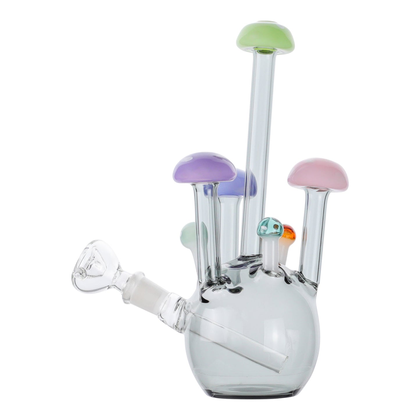 Mushroom Bomb Bubbler Bong - 7in