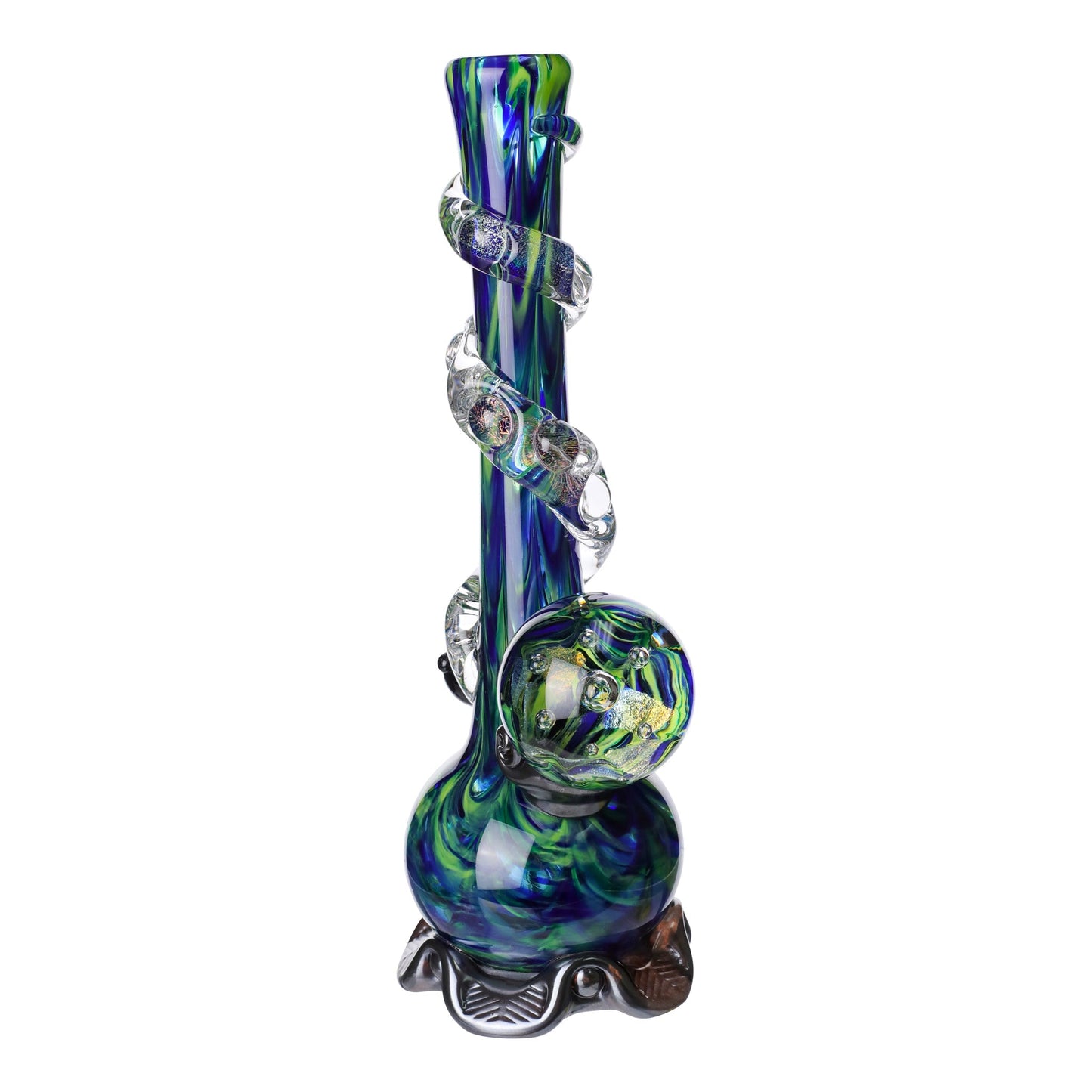 Noble Glass Chromatic Marble Bong - 14in