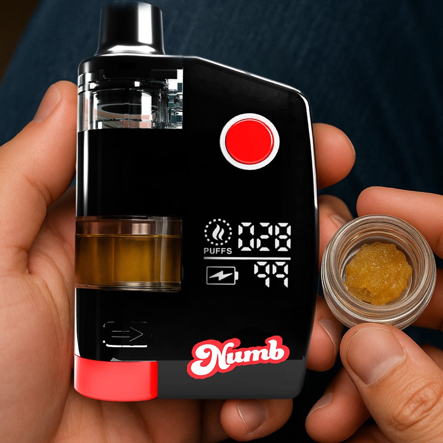 Numb THC-A Live Rosin Pocket Dab - 1.5g