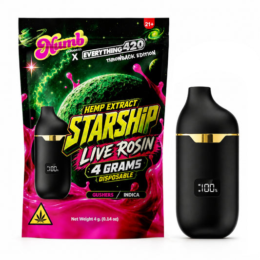 Numb x E420 Starship Device - 4000mg Gushers