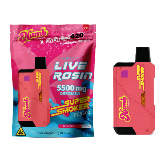 Numb x Everything 420 Super Smoker Vaporizer - 5500mg Gushers