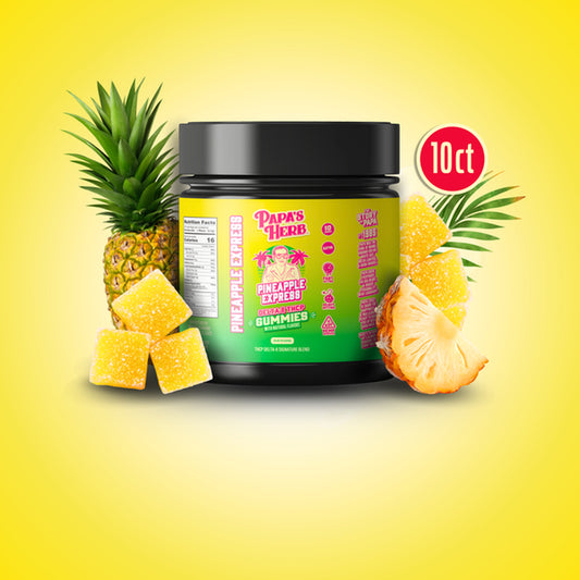Papa's Herb Delta 8 + THC-P Gummies - 1000mg (10ct) Pineapple Express