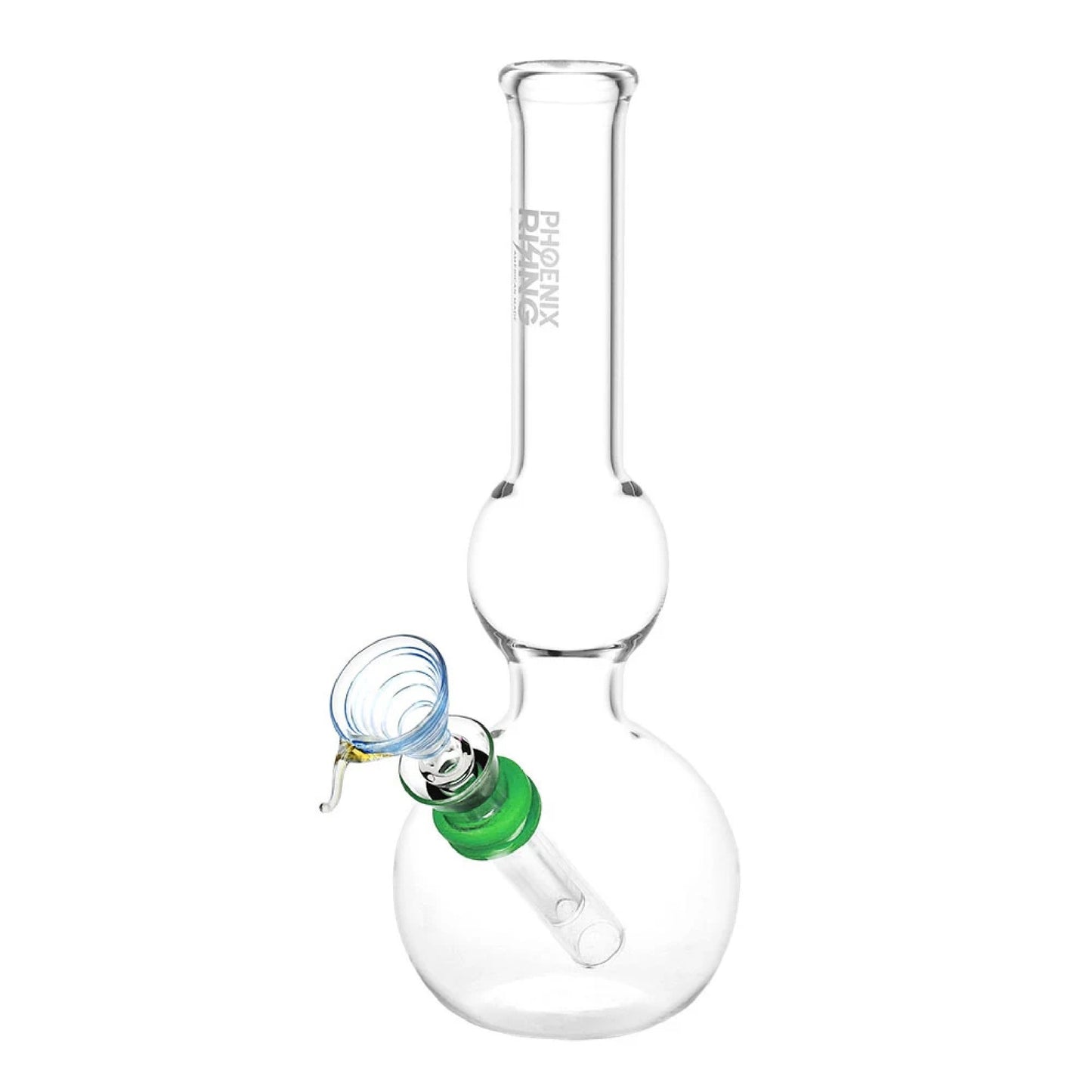 Phoenix Rising Classic Double Bubble Bong - 8in