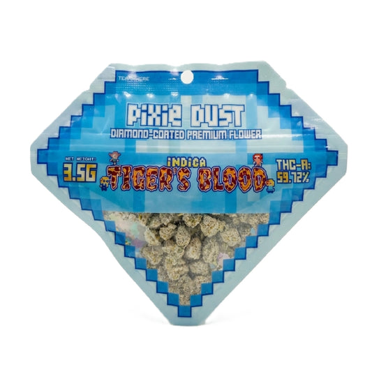 Pixie Dust Diamond Coated Premium THCa Flower - 3.5g Tiger's Blood (I)