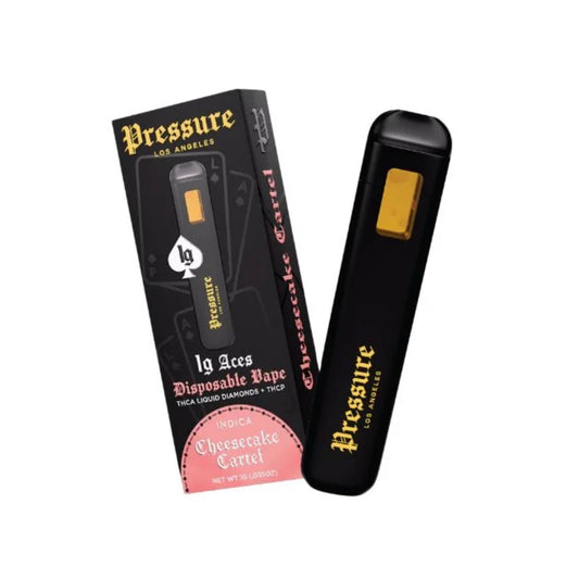 Pressure Liquid Diamonds THC-A + THC-P Vaporizer - 1000mg Cheesecake Cake (I)