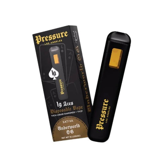 Pressure Liquid Diamonds THC-A + THC-P Vaporizer - 1000mg Underworld OG (S)