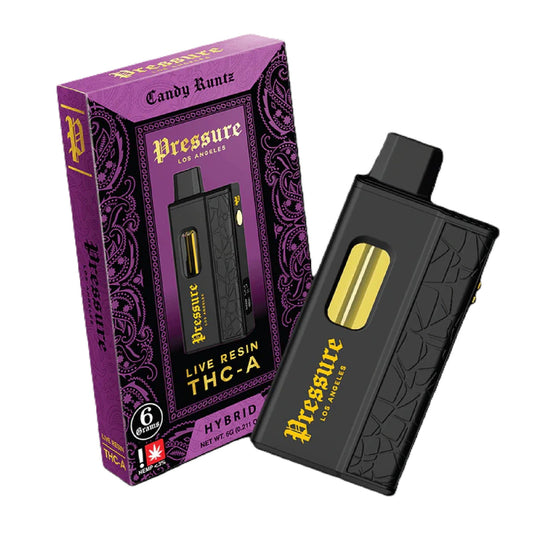 Pressure Live Resin THC-A Vaporizer - 6000mg Candy Runtz (H)