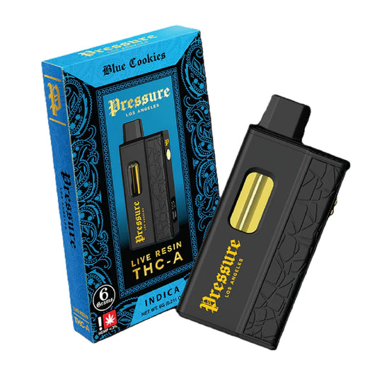 Pressure Live Resin THC-A Vaporizer - 6000mg Blue Cookies (I)