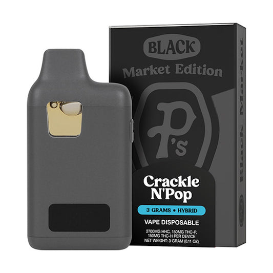 Ps Black Market THC-P + THC-H Vaporizer - 3000mg Crack n Pop (H)