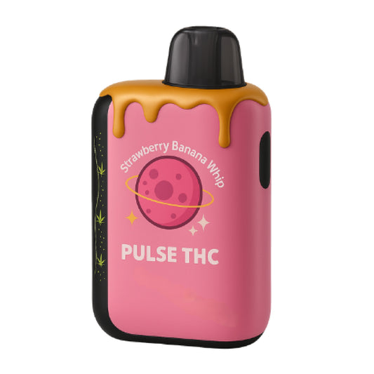 Pulse THC-P Budder Blend Vaporizer - 5000mg Strawberry Banana Whip Auto (S) / 1 Pack