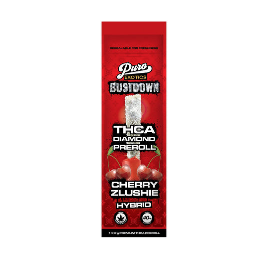 Puro Bust Down THC-A Pre-Rolls - 2000mg Cherry Zlushie
