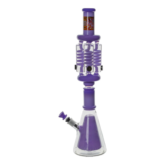 Quadruple Helix Glyco Chill Bong - 23in