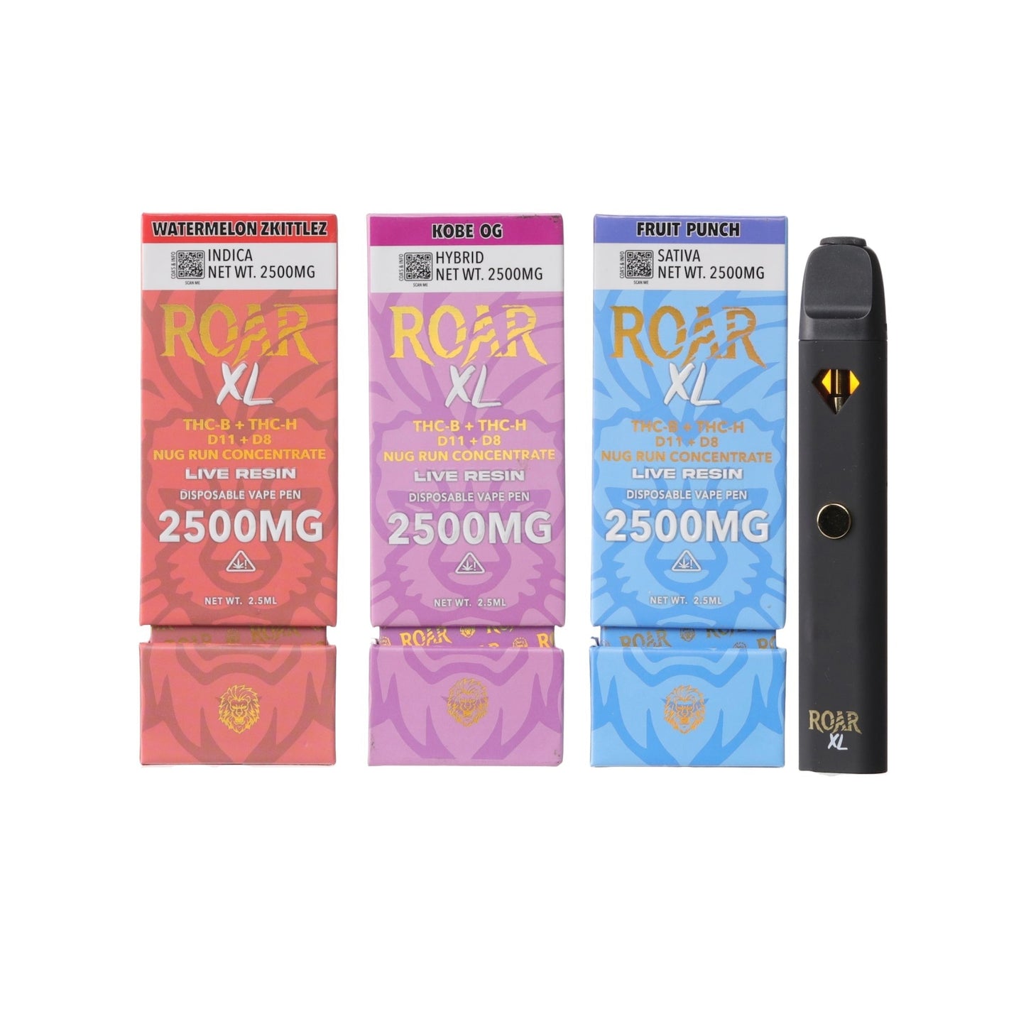 Roar Delta 8 + THC-P XL Vaporizer - 2500mg