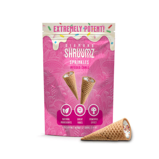 Shruumz Magical Mushroom Sprinkles Cones
