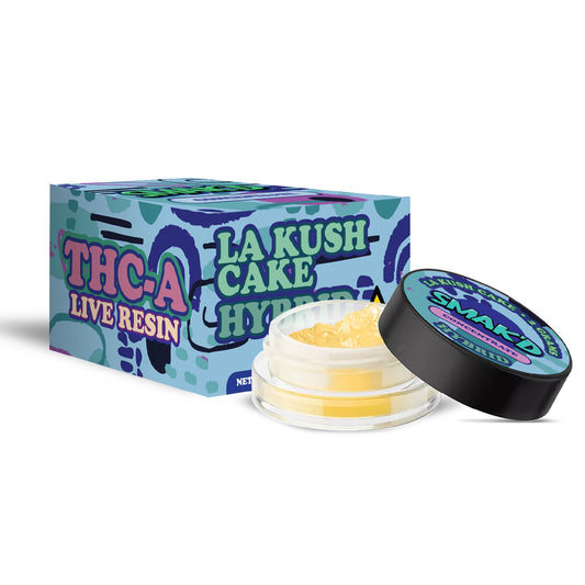 Smakd THC-A Live Resin Dabs - 2g LA Kush Cake (H)