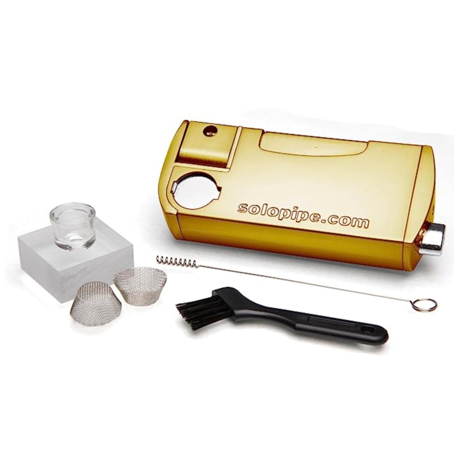SoloPipe Self Lighting Pipe - 4in Gold