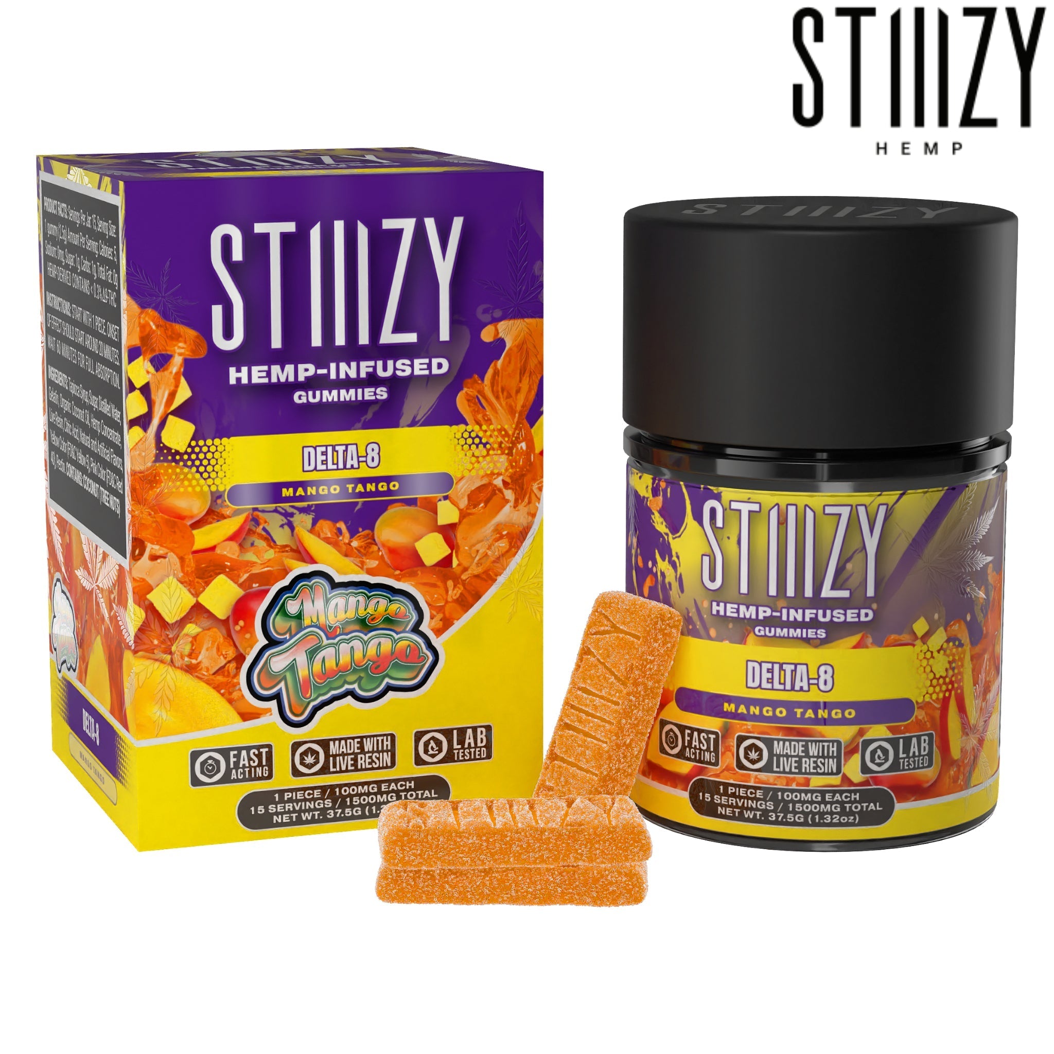 Stiiizy Delta 8 Gummies - 1500mg - Everything 420