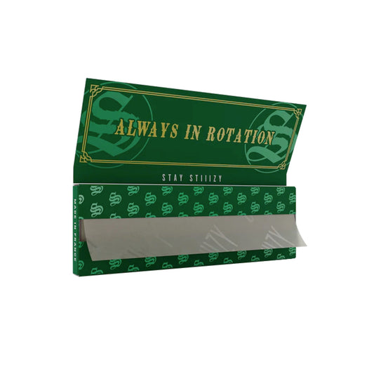 Stiiizy King Size Premium Rolling Papers - 2 Pack Organic Hemp