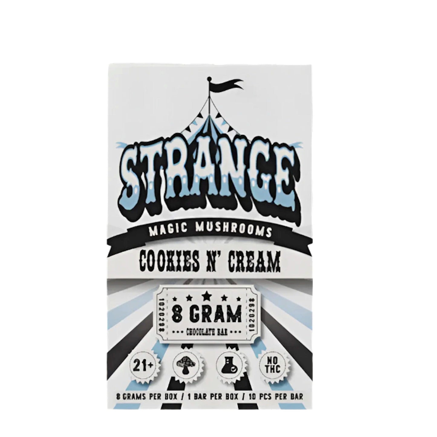 Strange Magic Shroom Chocolate Bar - 8000mg Cookies & Cream