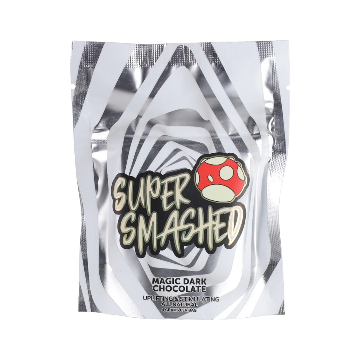 Super Smashed Magic Mushroom Chocolate Squares Dark Chocolate