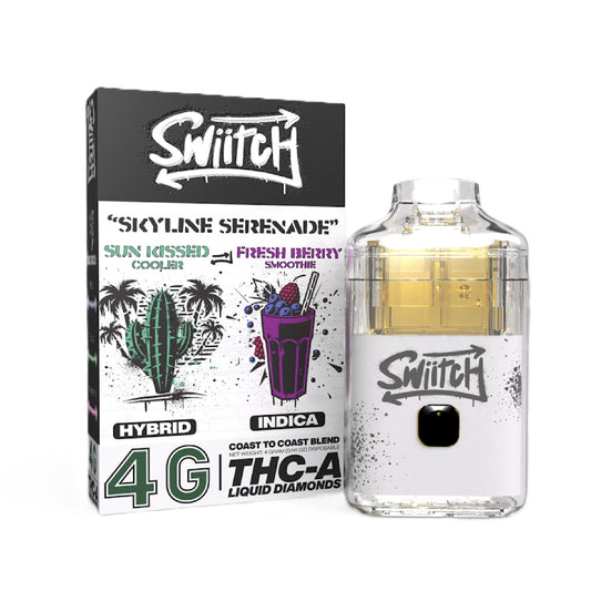 Switch Liquid Diamonds THC-A + HHC Vaporizer - 4000mg Skyline Serenade (H/I)