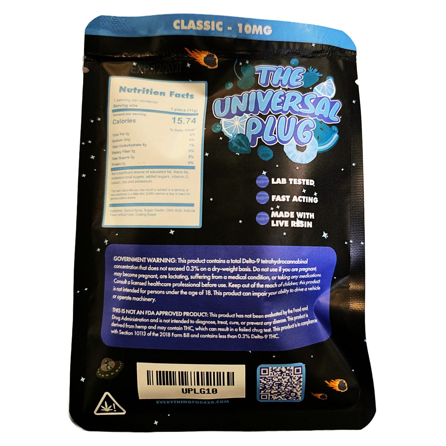 The Universal Plug THC Gummies - 10mg