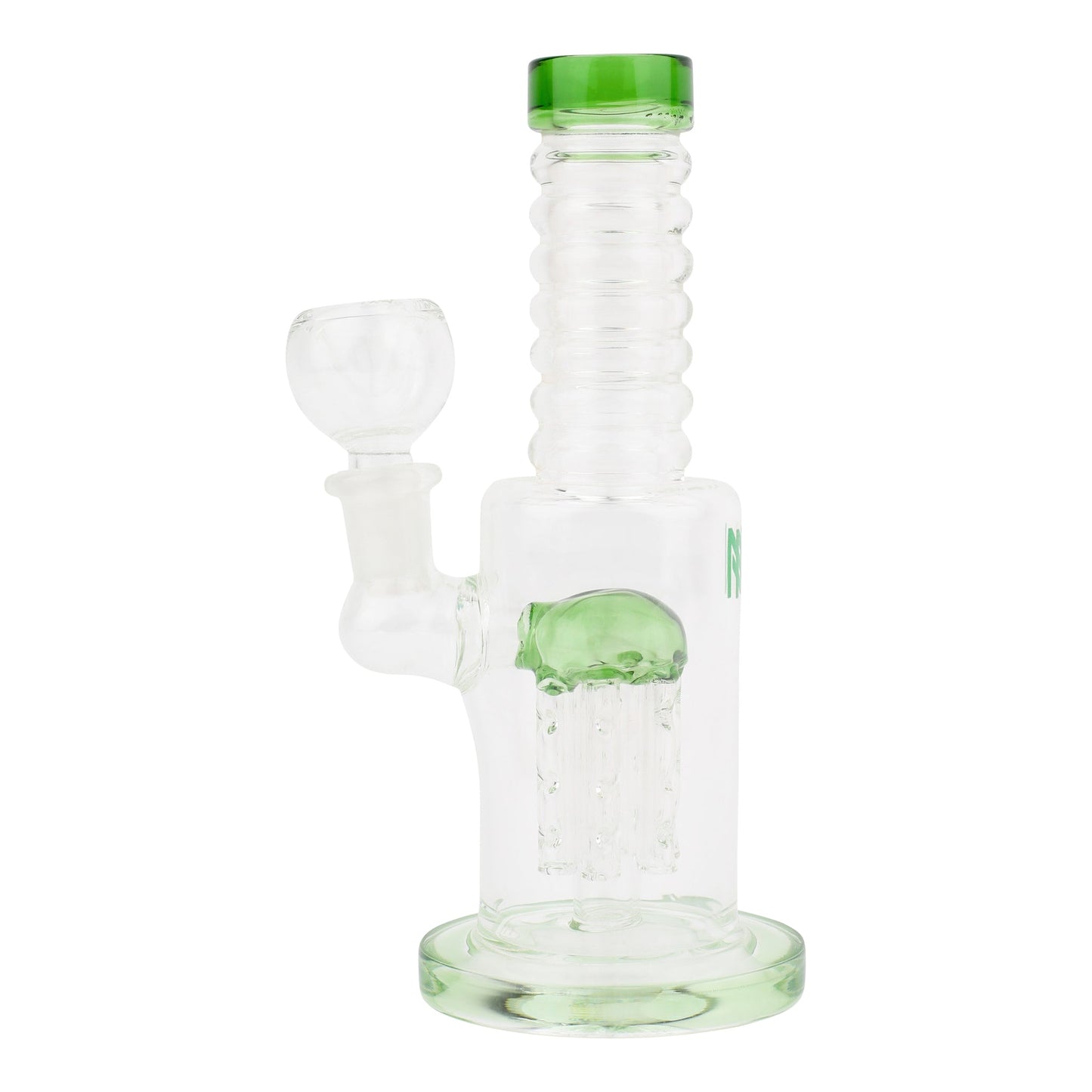 Threaded Tube Perc Bong - 7in